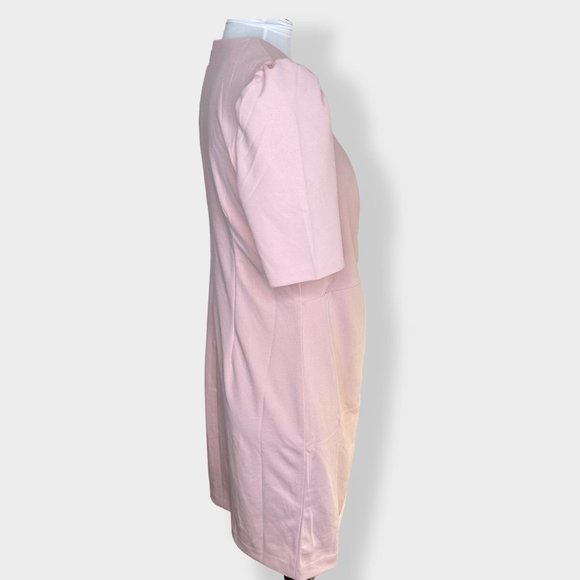 DKNY Rose Mist Twist Shift Dress 12 New - Picture 2 of 5